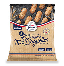 Authentic French mini baguettes